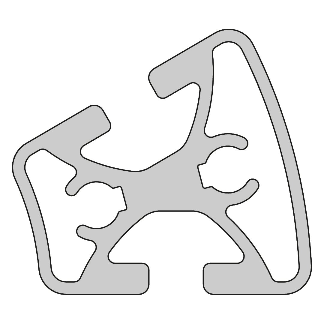 RP1410 aluminium profile 8 40x30 Light