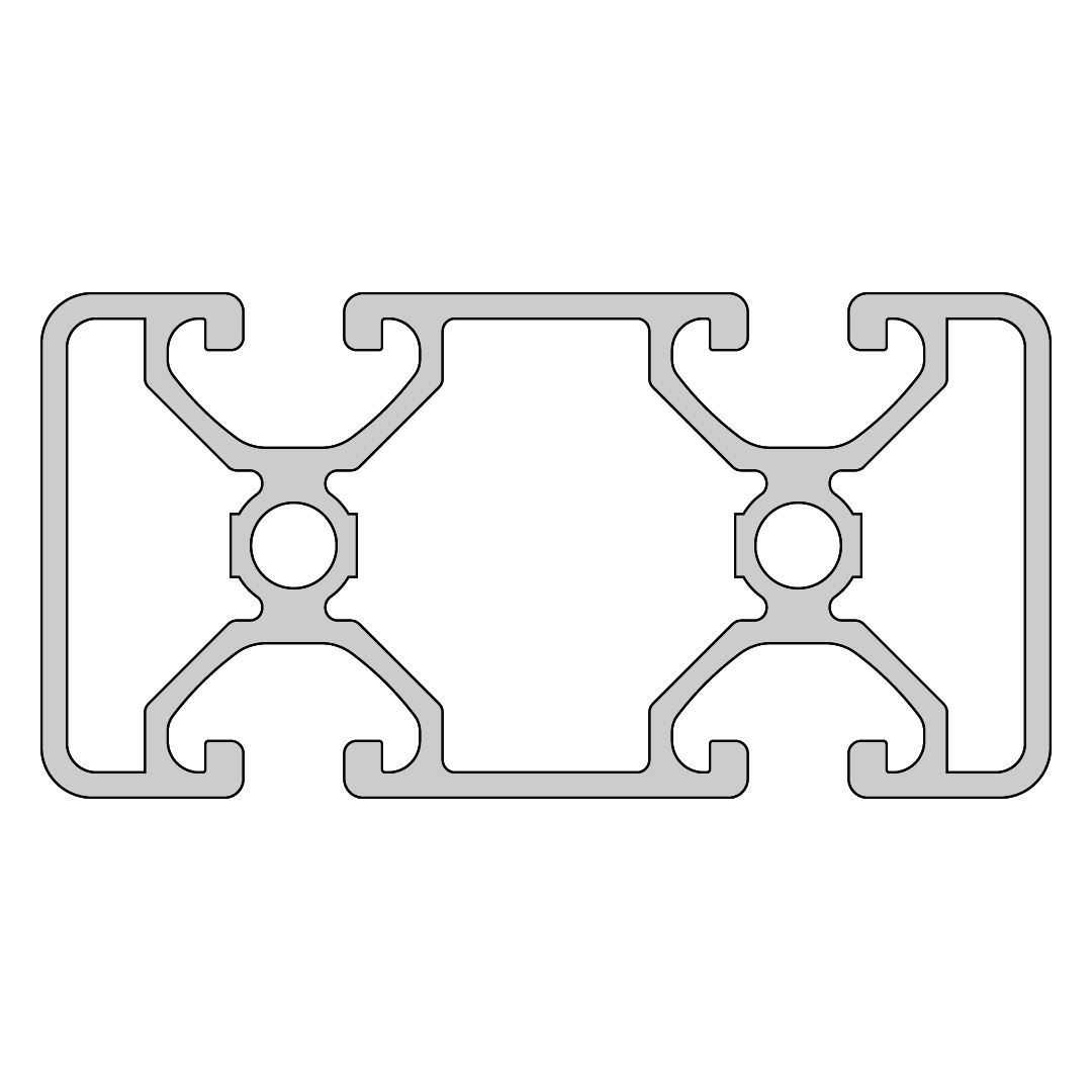 RP1356 aluminium profile 8 80x40 Ultralight