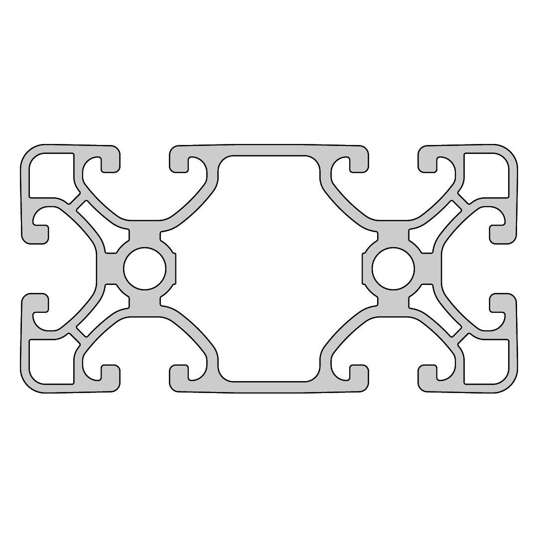 RP1145 aluminium profile 8 80x40 Ultralight