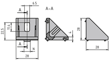 Bracket 30 × 30