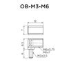 L-type Adapter OB-M3-M6