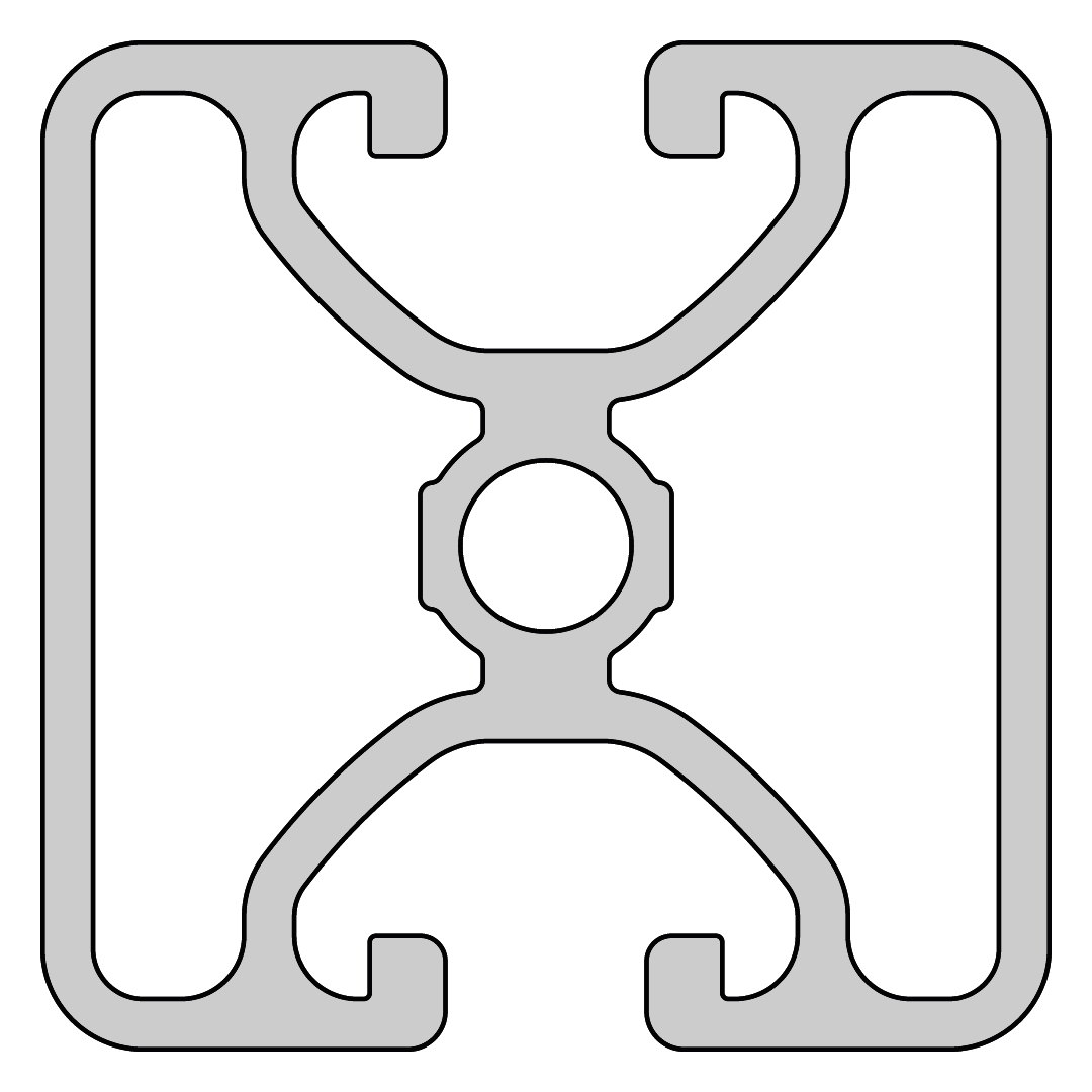 RP1315 aluminium profile 8 40x40 Ultralight