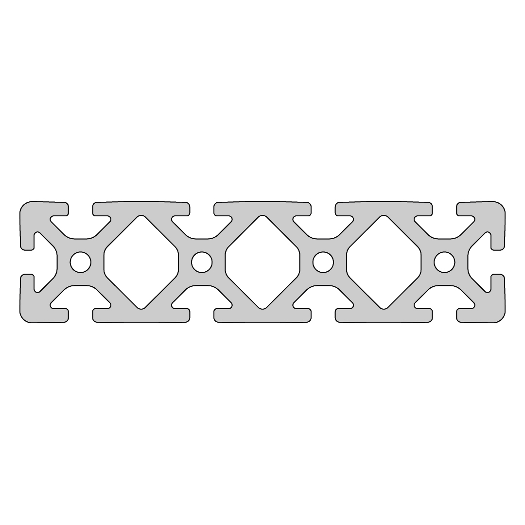 RP1060 aluminium profile 8 160x40 Normal