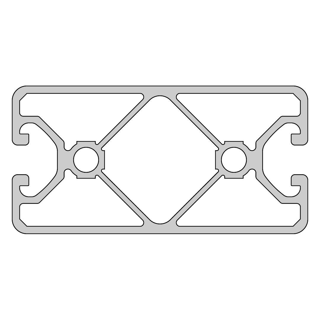 RP1355 aluminium profile 8 80x40 Ultralight