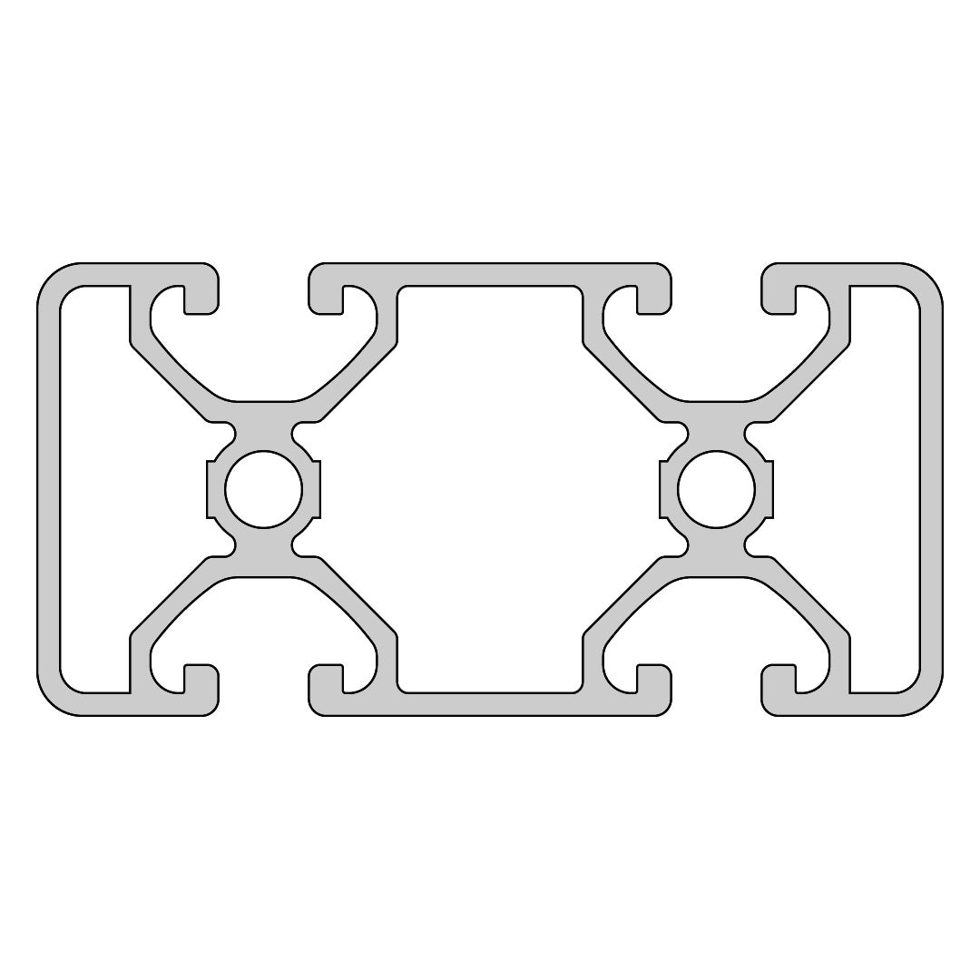 RP1356 aluminium profile 8 80x40 Ultralight
