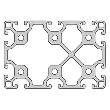 RP1190 aluminium profile 8 120x80 Light