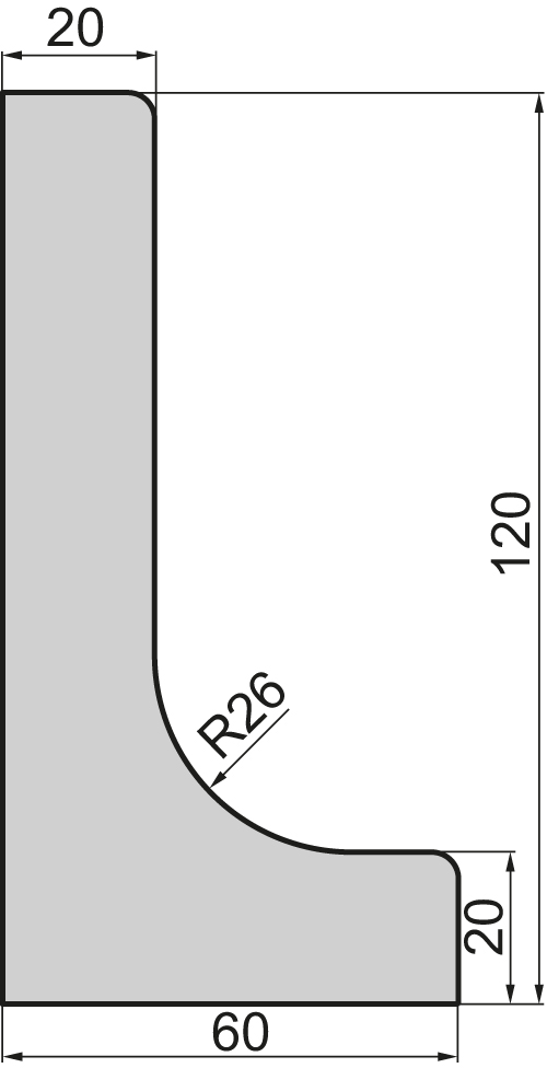 Angle Profile 60x120