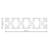 RP1160 aluminium profile 8 160x40 Light