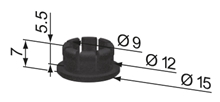 Profile Cap for SV drillings