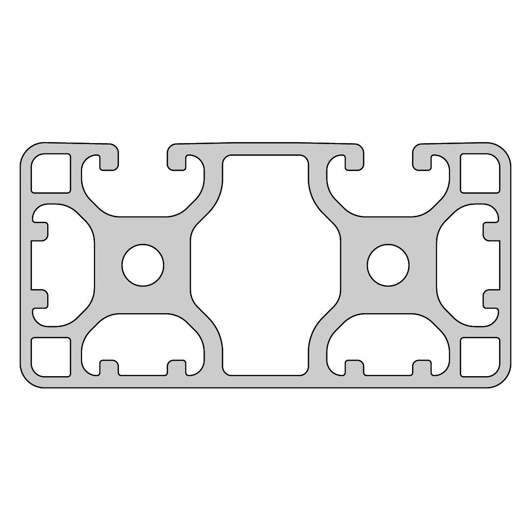 RP1361 aluminium profile 8  80x40 Light 