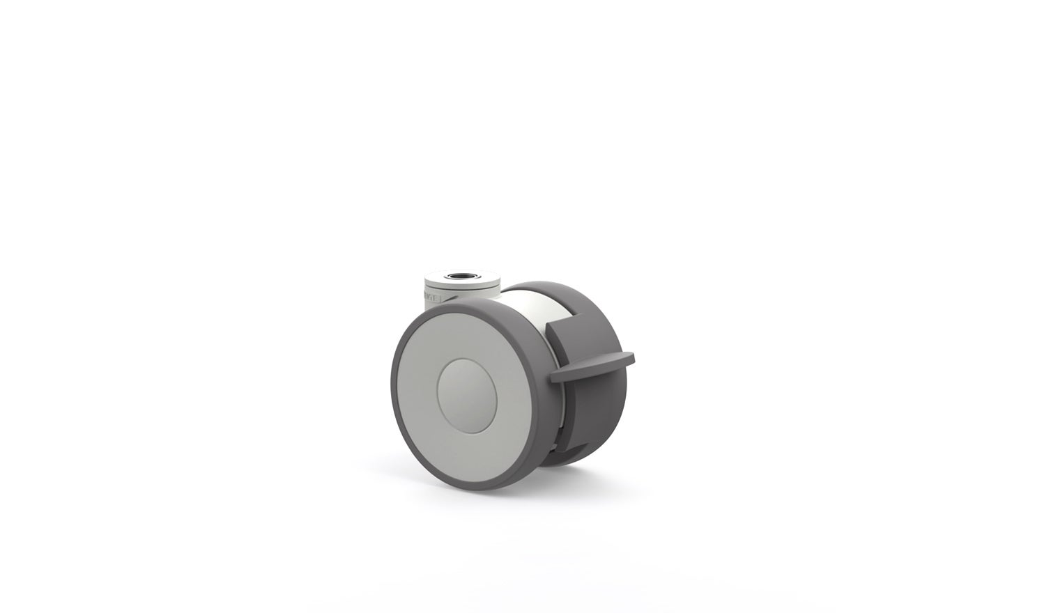 Swivel castor with wheel brake, bolt hole Prev. PZ1543