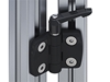 Plastic Hinge with Clamping Lever