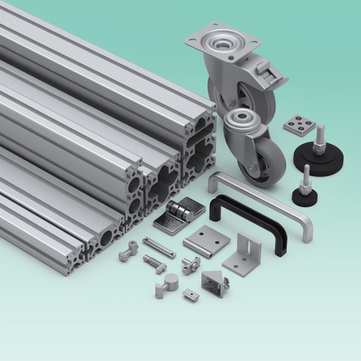 Rollco Aluminiumprofilsystem 40 t-spår 8