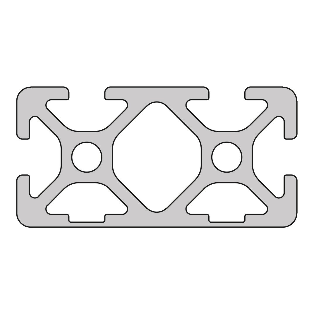 RP4071 aluminium profile 5 20x40 Normal 2N