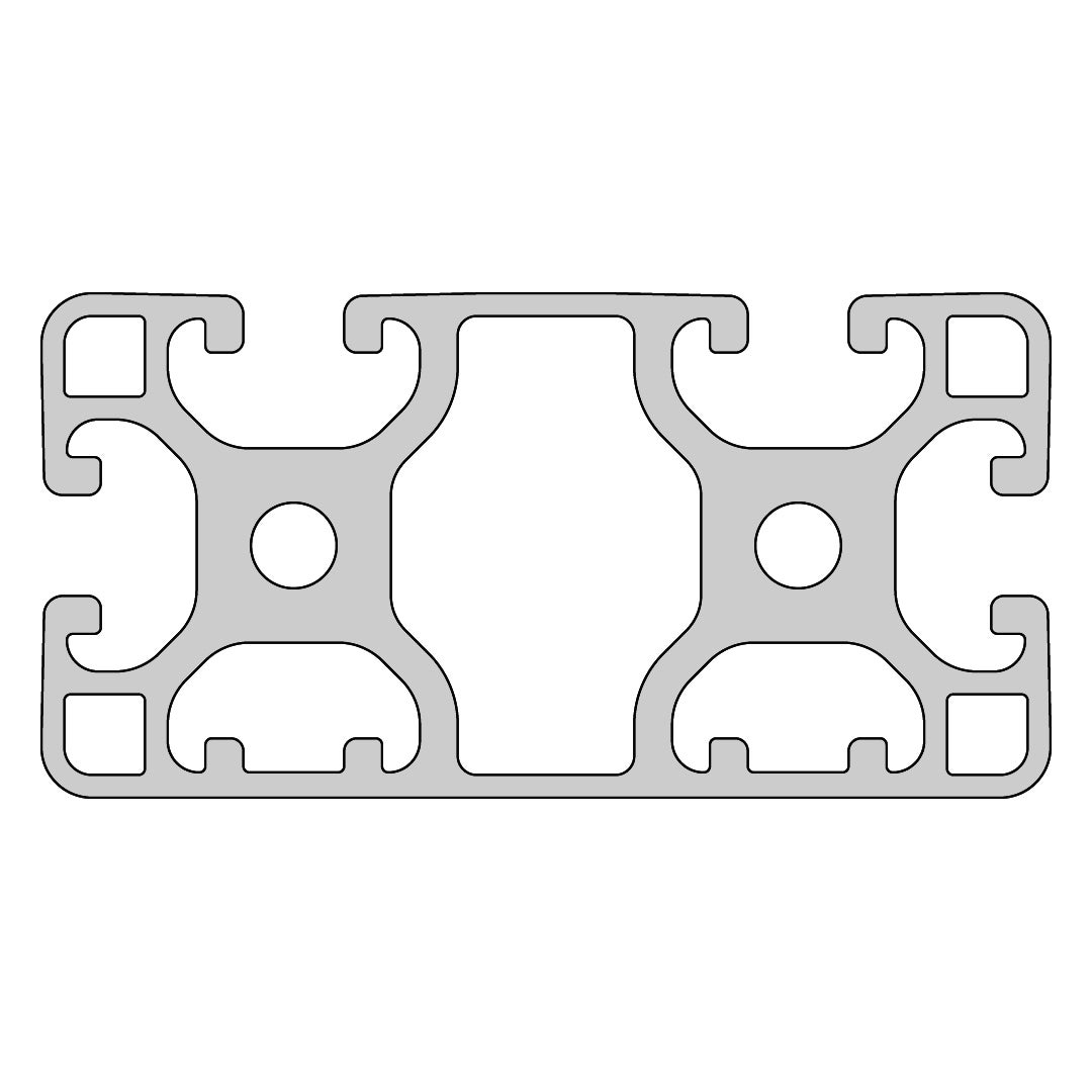 RP1350 aluminium profile 8 80x40 Light