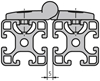 Plastic Combination Hinge, No Unhinging